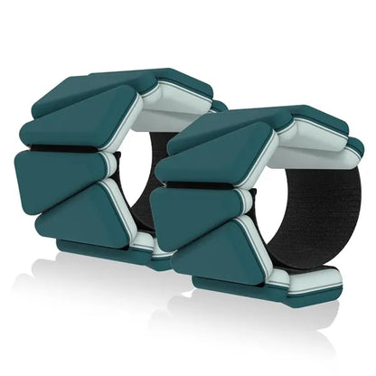 Two-tone Weighted Wristbands Sold As a Pair