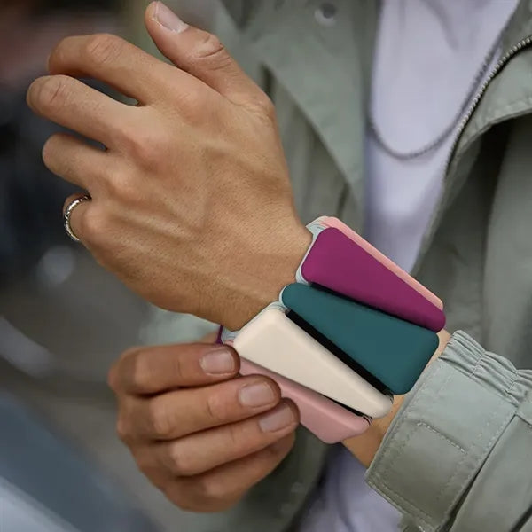 Two-tone Weighted Wristbands Sold As a Pair