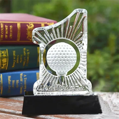 Golf Crystal Trophy
