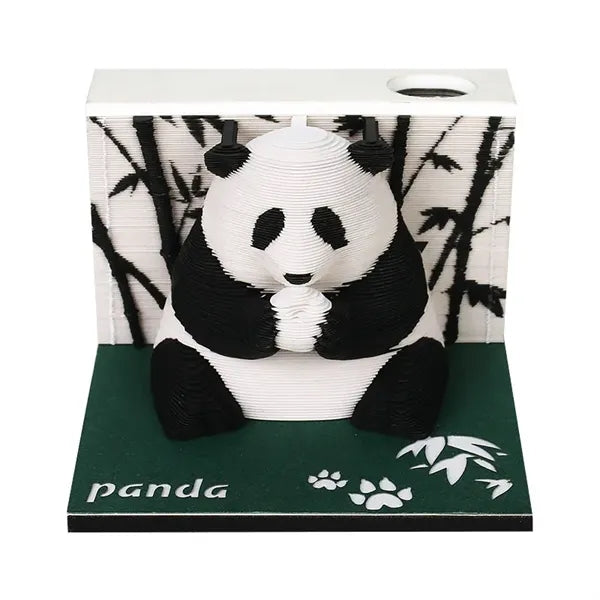 3D Stereoscopic Paper Sculpture Memo Pads