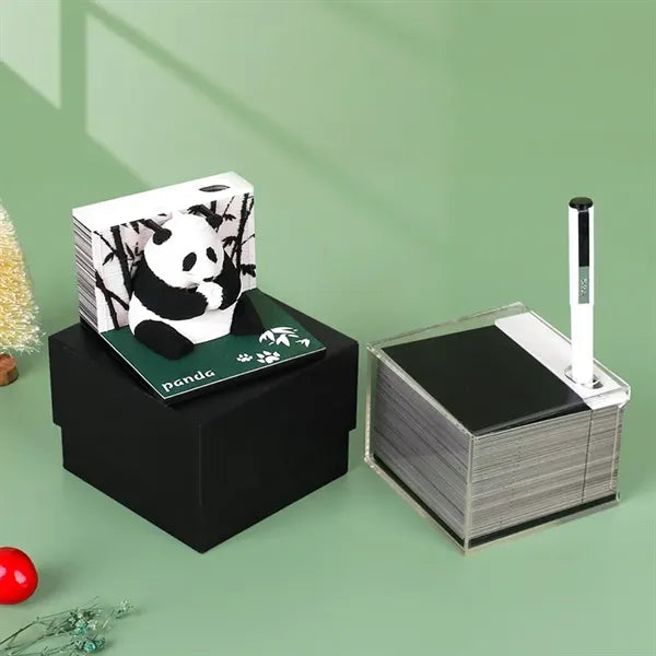 3D Stereoscopic Paper Sculpture Memo Pads