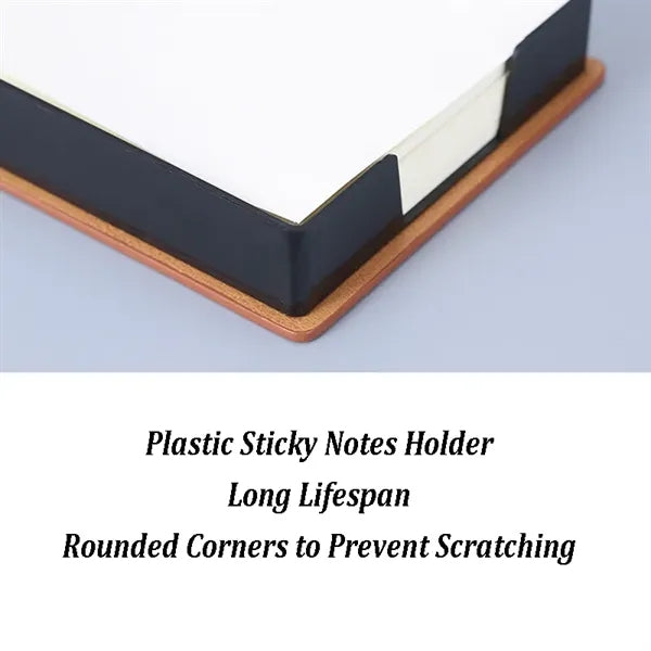Sticky Notes with Leather Case