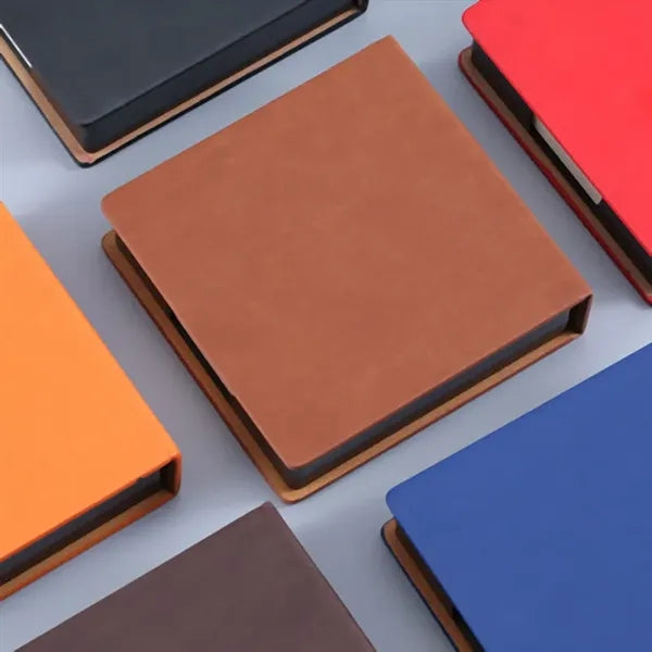 Sticky Notes with Leather Case
