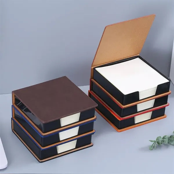 Sticky Notes with Leather Case