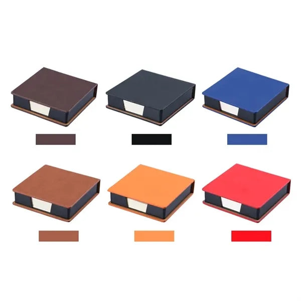 Sticky Notes with Leather Case