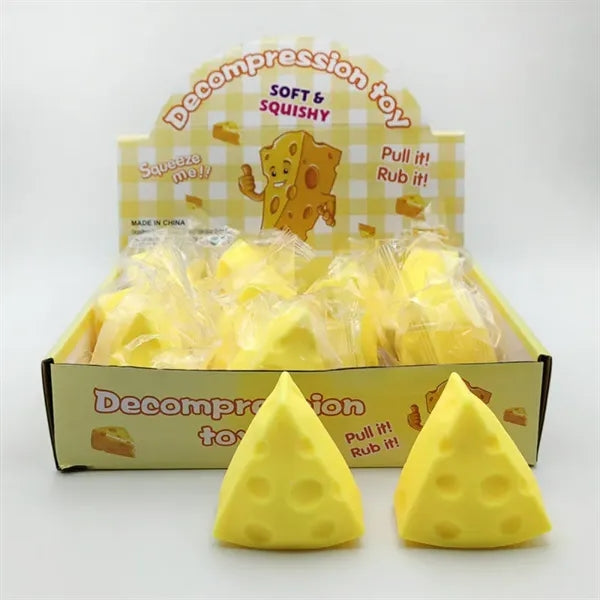 Cheese Stress Reliever Squeeze Toy