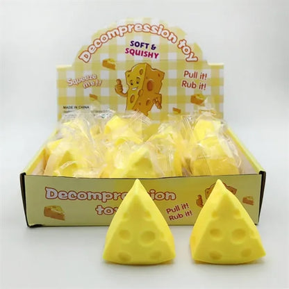 Cheese Stress Reliever Squeeze Toy