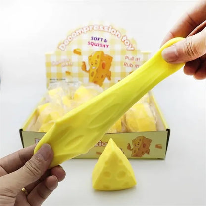Cheese Stress Reliever Squeeze Toy