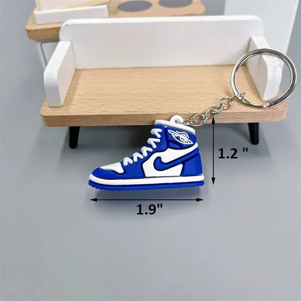 PVC 3D basketball keychain
