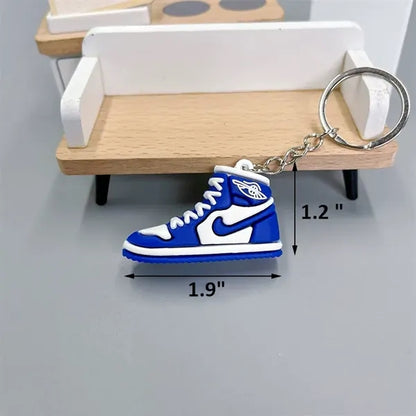 PVC 3D basketball keychain
