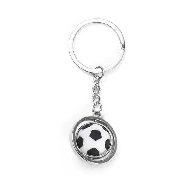 Rotating ball keychain
