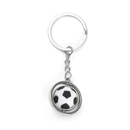 Rotating ball keychain