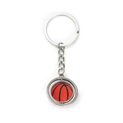Rotating ball keychain