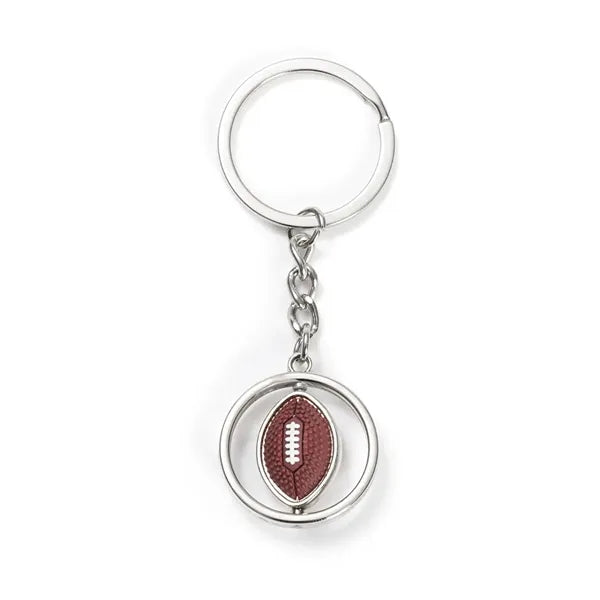 Rotating ball keychain