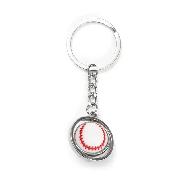 Rotating ball keychain