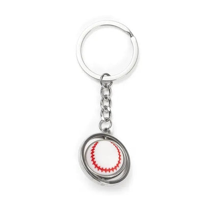 Rotating ball keychain