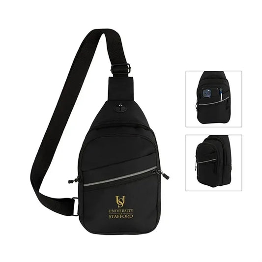 Cresthill Recycled (RPET) Crossbody Sling Bag