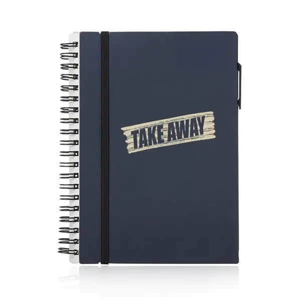 Spiral Notebooks with Elastic Closure