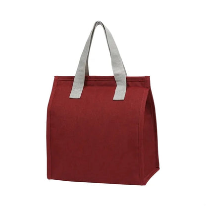 Thermal Insulated Lunch Cooler Tote Bag ( 9" X 10" X 5" )