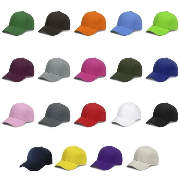 6 Panel Mid Profile Baseball Cap