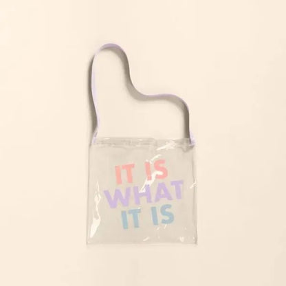 SUNSHINE TOTE - CLEAR VINYL