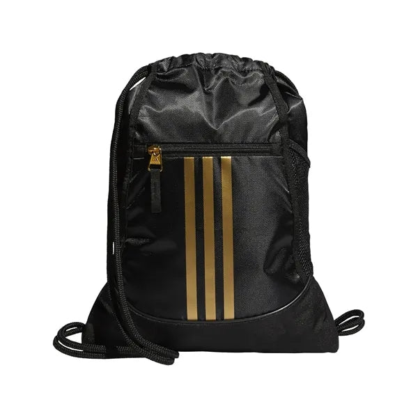 Waterproof Sports Drawstring Backpack w/Vertical Stripes