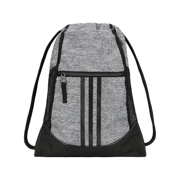 Waterproof Sports Drawstring Backpack w/Vertical Stripes
