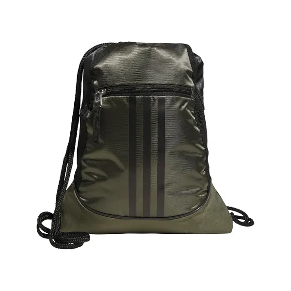 Waterproof Sports Drawstring Backpack w/Vertical Stripes