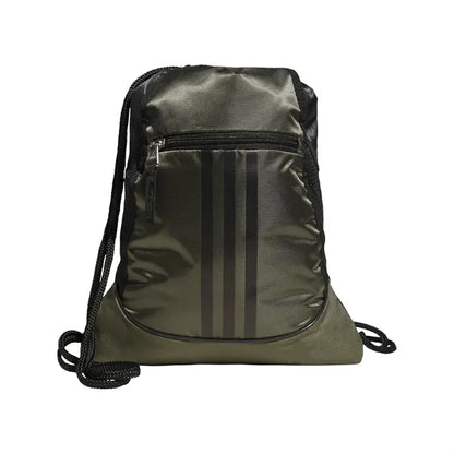Waterproof Sports Drawstring Backpack w/Vertical Stripes