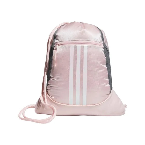Waterproof Sports Drawstring Backpack w/Vertical Stripes