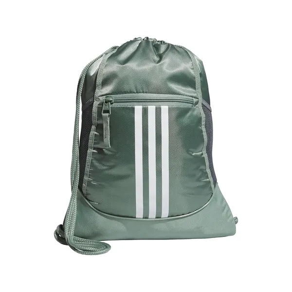Waterproof Sports Drawstring Backpack w/Vertical Stripes