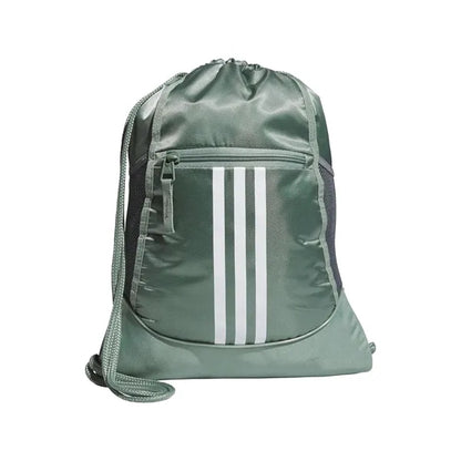 Waterproof Sports Drawstring Backpack w/Vertical Stripes