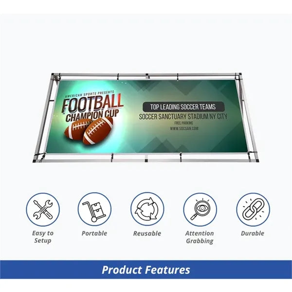 Horizontal A Frame with Banner (10.5ft x 3ft)