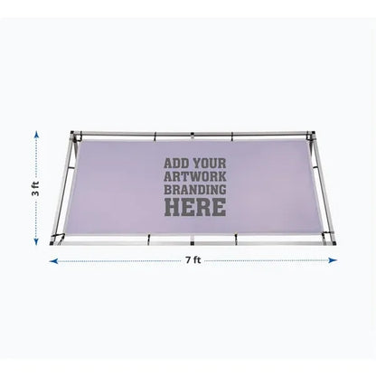 Horizontal A Frame with Banner (10.5ft x 3ft)