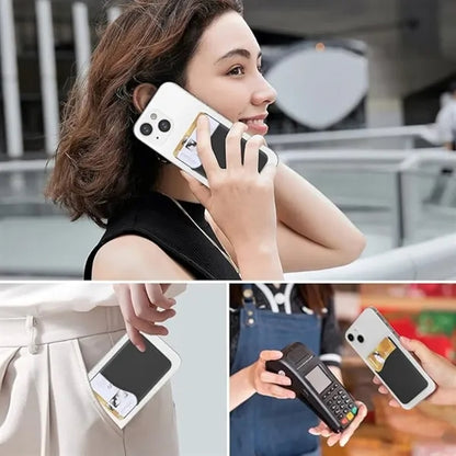 Silicone Mobile Phone Card Sticker