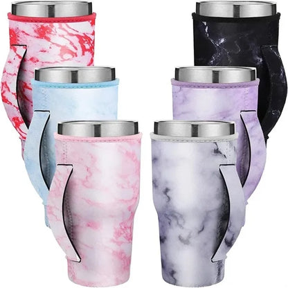 30Oz Marble Patterned Cup Cover