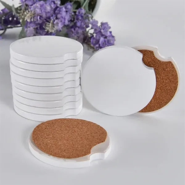 Creative Ceramic Notch Car Coaster