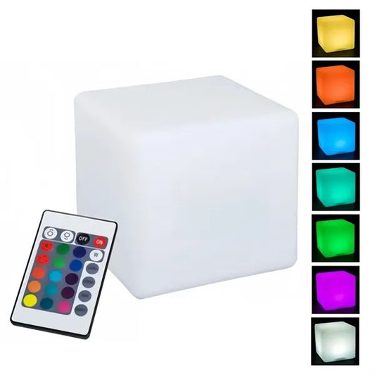 Pvc Mini Cube Night Light