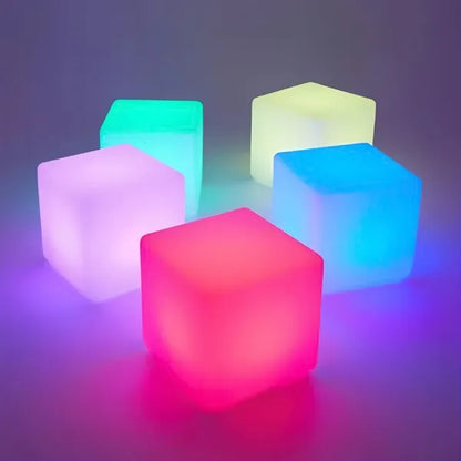 Pvc Mini Cube Night Light