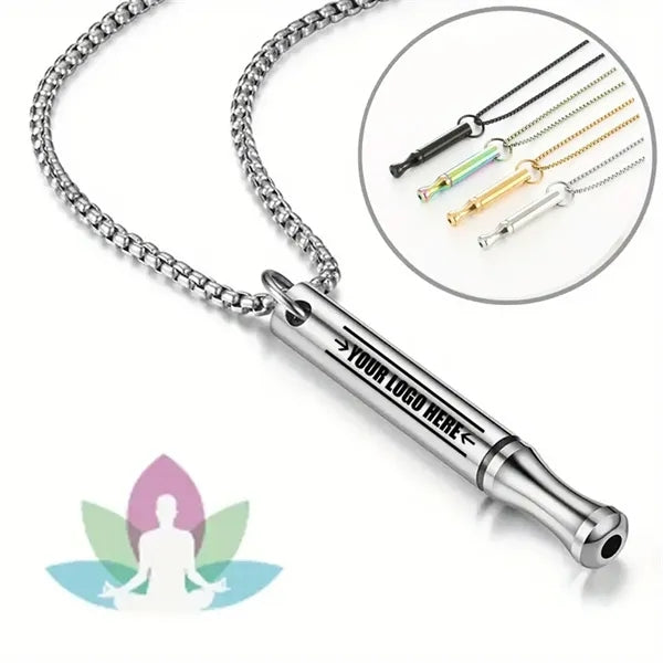Meditation Whistle Pendant Necklace