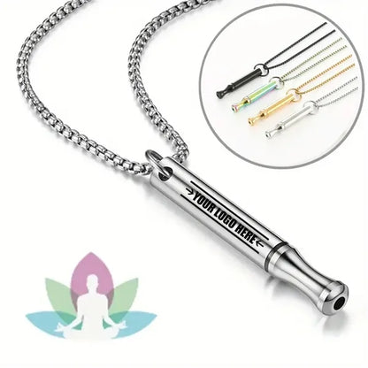 Meditation Whistle Pendant Necklace