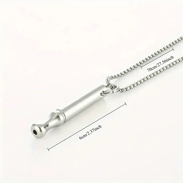 Meditation Whistle Pendant Necklace