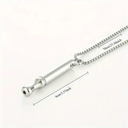 Meditation Whistle Pendant Necklace
