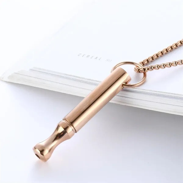 Meditation Whistle Pendant Necklace