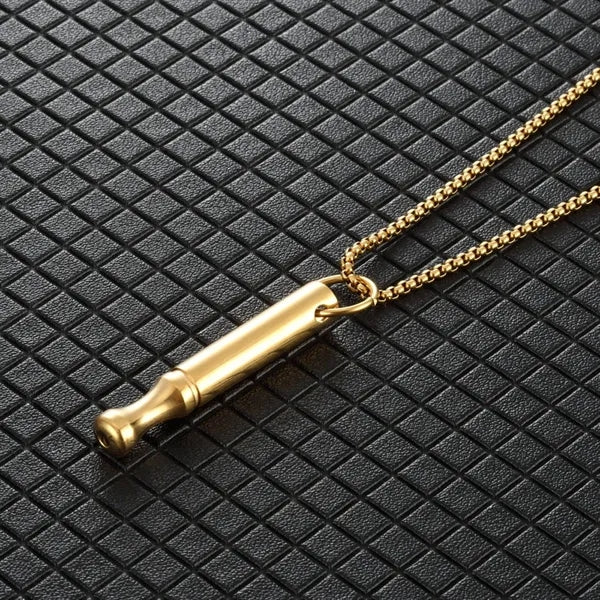 Meditation Whistle Pendant Necklace