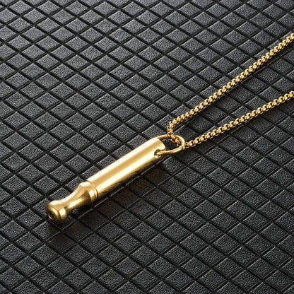 Meditation Whistle Pendant Necklace