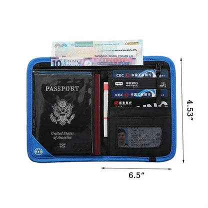 Rfid Anti-Theft Passport Pouch
