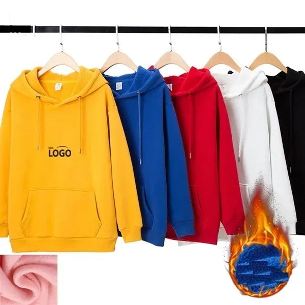 Thickening Hooded Pullover Sweatshirt