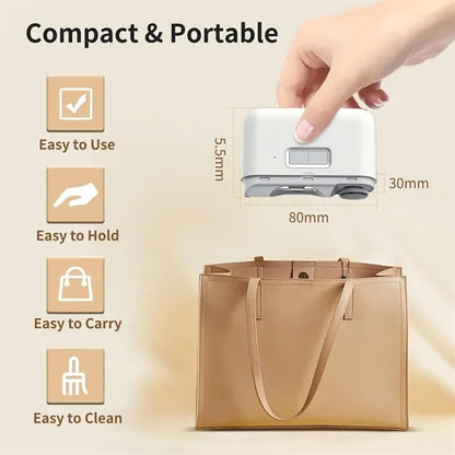 2 In 1 Electric Nail Clipper Cutter With Led Light