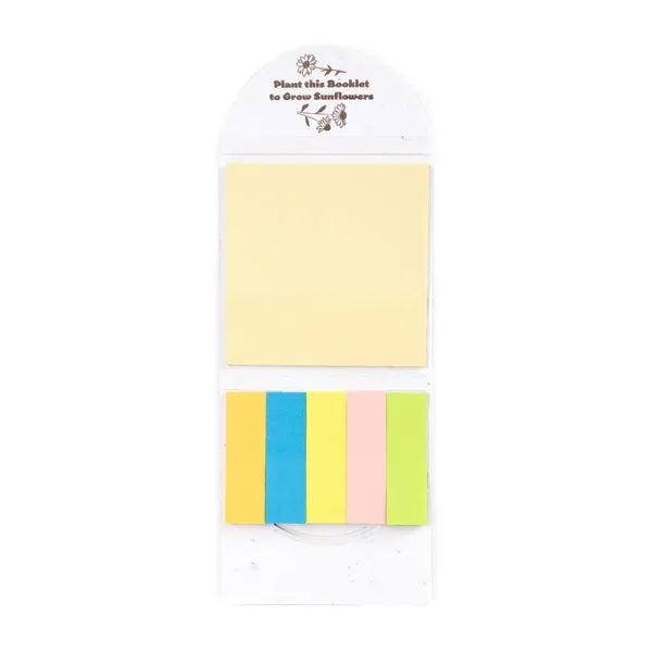 Biodegradable Flower Seeded Sticky Note Pad